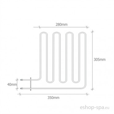 Náhradná špirála pre pec Harvia 1,75kW