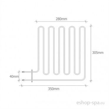 Náhradní spirála pro pec Harvia 2,67kW