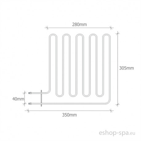 Náhradní spirála pro pec Harvia 2,67kW