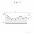 Ležadlo Astrid rounded