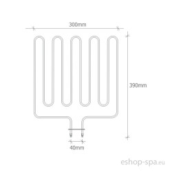 Náhradná špirála pre pec Harvia 1,5kW