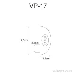 Vyústenie pary 17