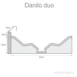 Ležadlo Danilo duo