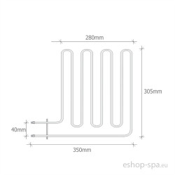 Náhradní spirála pro pec Harvia 2,0kW