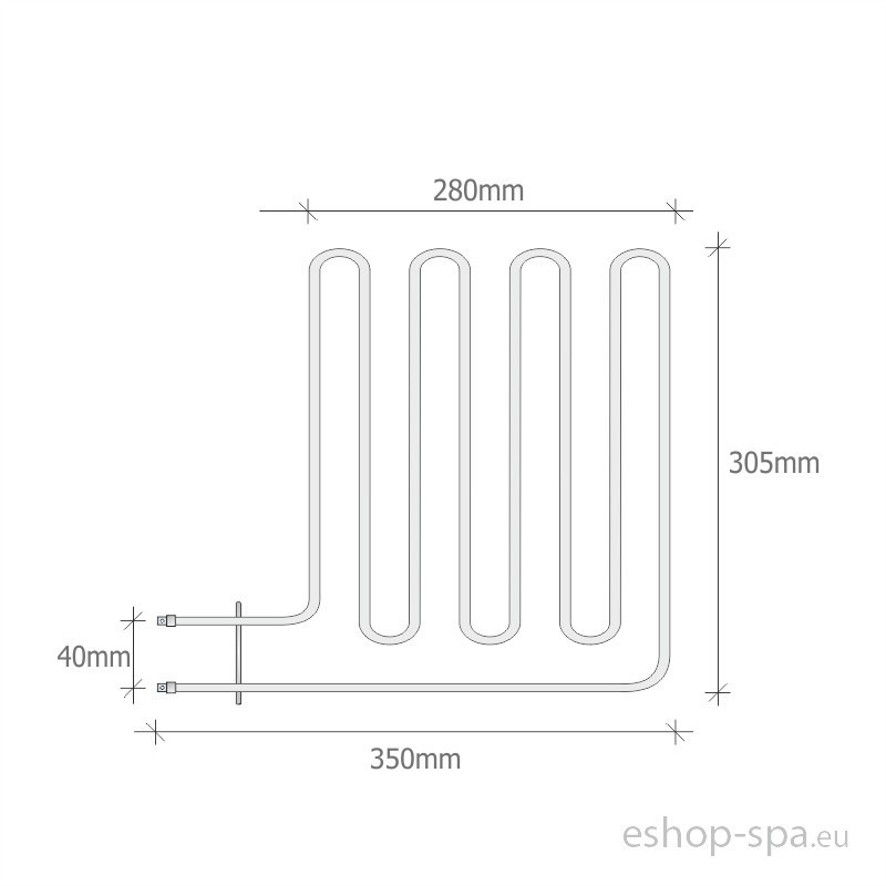 Náhradní spirála pro pec Harvia 2,0kW
