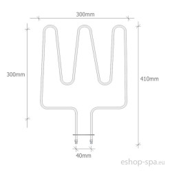 Náhradná špirála pre pec Harvia 1,5kW